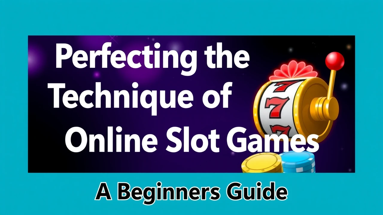Perfecting the Technique of Online Slot Games: A Beginner's Guide